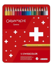 Kleurpotloden Caran d'Ache 18 swisscolor