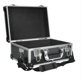 Kreator Alu koffer zwart 460x330x155 mm