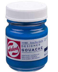 Plakkaatverf FL22 licht blauw - Afbeelding 1